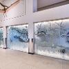 NHM - Earth Galleries - Glass artwork commission in the entrance
