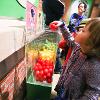 House of European History - Discovery Trail - Young visitor voting with coloured balls