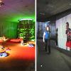 Ljubljana City Museum - Archaeological basement with welcoming video of actors in period costumes