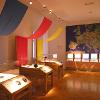 Ljubljana City Museum - the Economy room with thematic market stalls